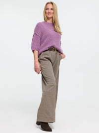 Stoffhose "Colette" in Hazelnut