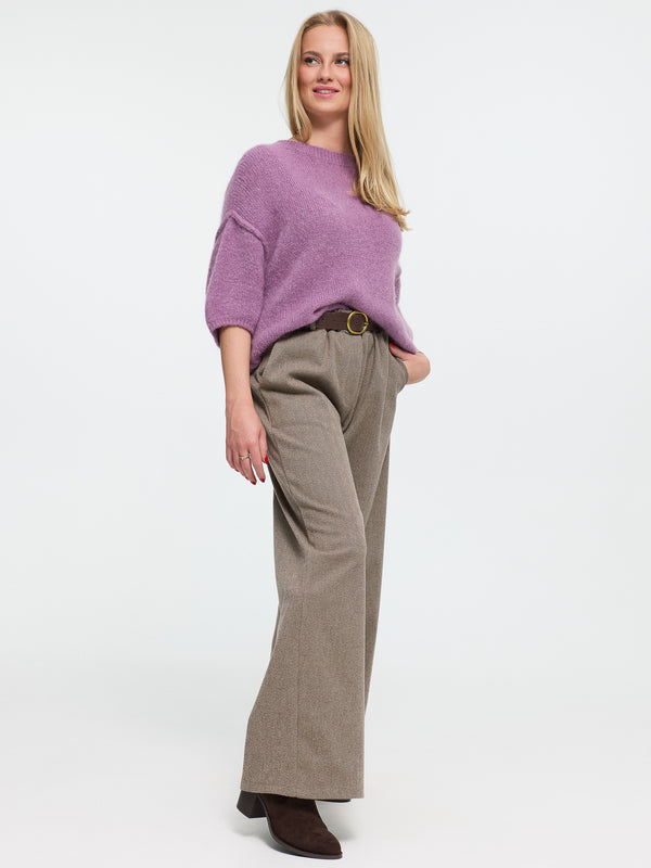 Stoffhose "Colette" in Hazelnut