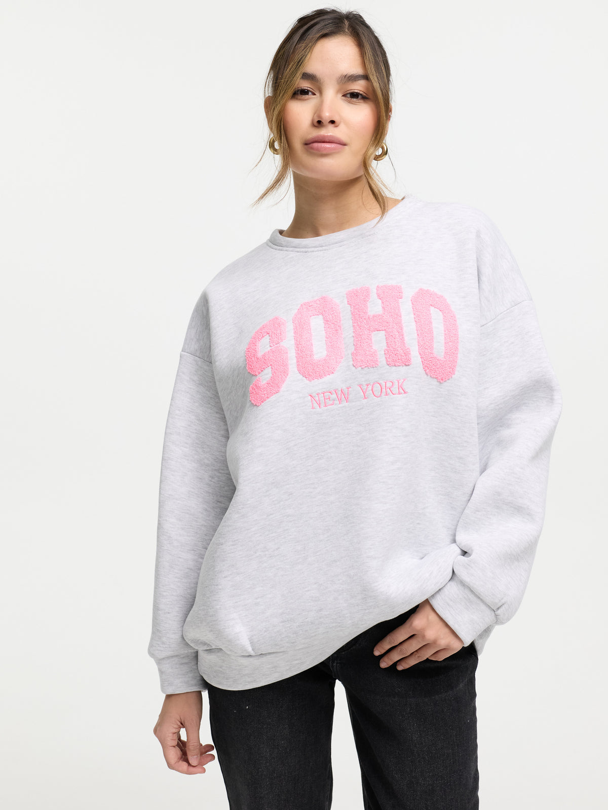 Pullover "Soho NY" in Grau