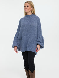 Pullover "Elli" in Jeansblau
