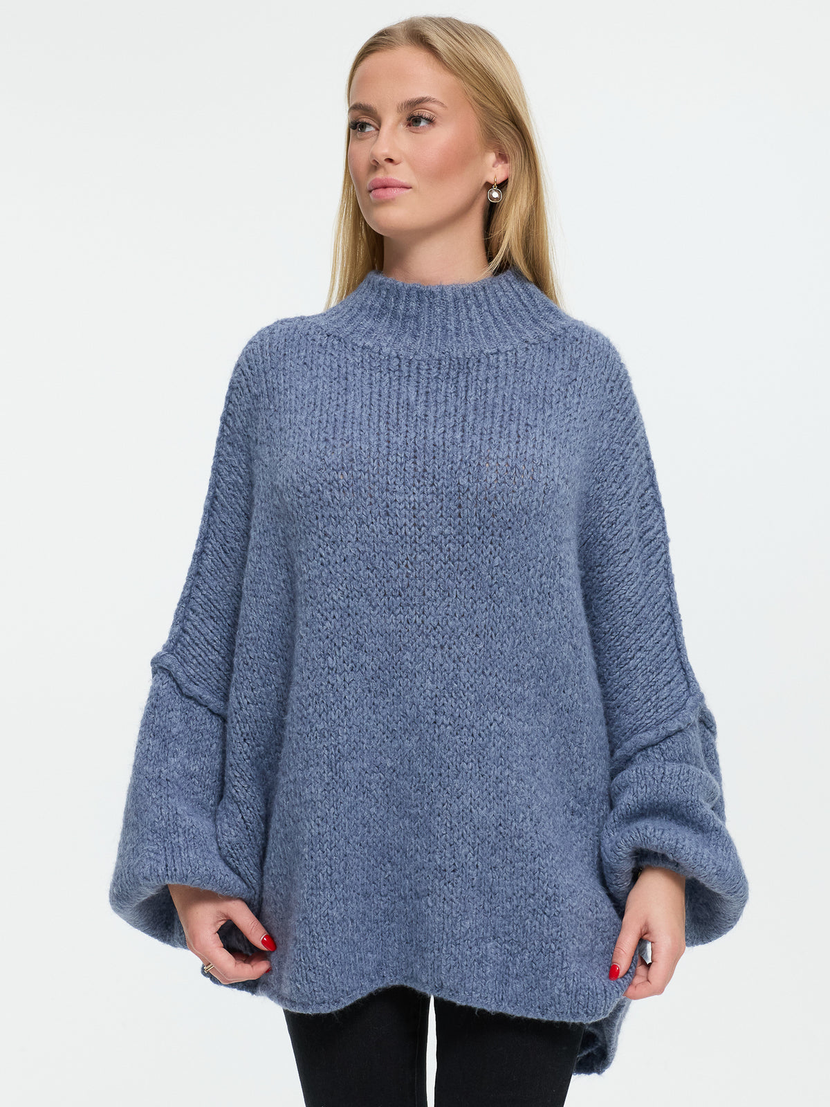 Pullover "Elli" in Jeansblau