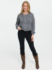 Cardigan "Serena" in Grau