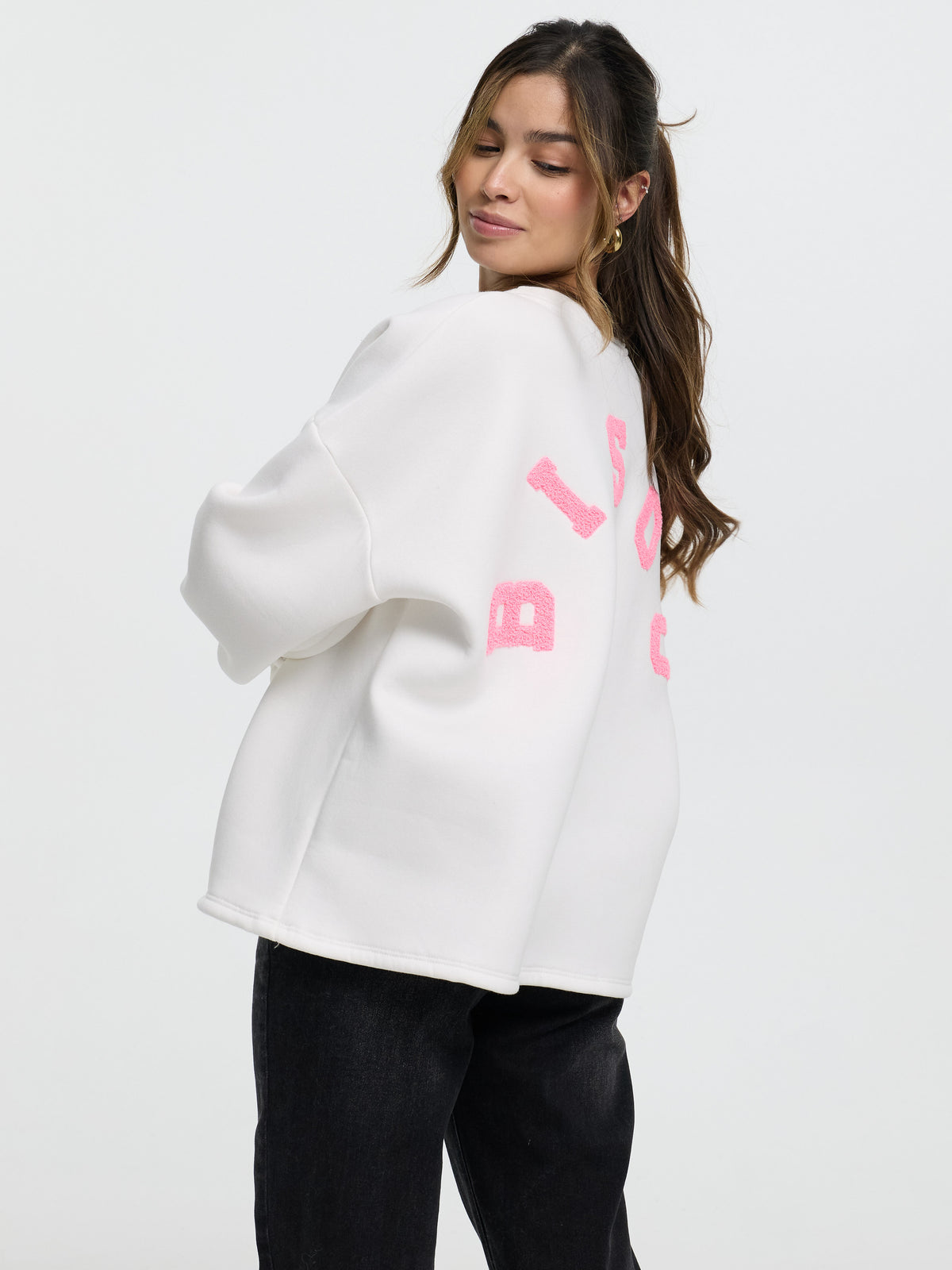 Pullover "Bisou" in Weiß