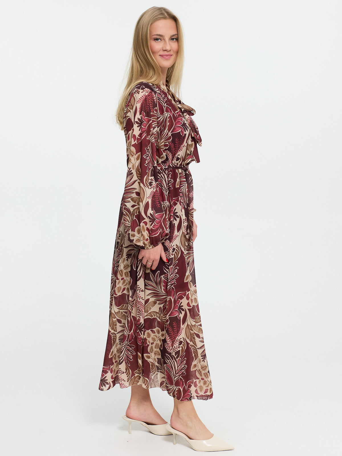 Maxikleid "Mirlinda" in Rot