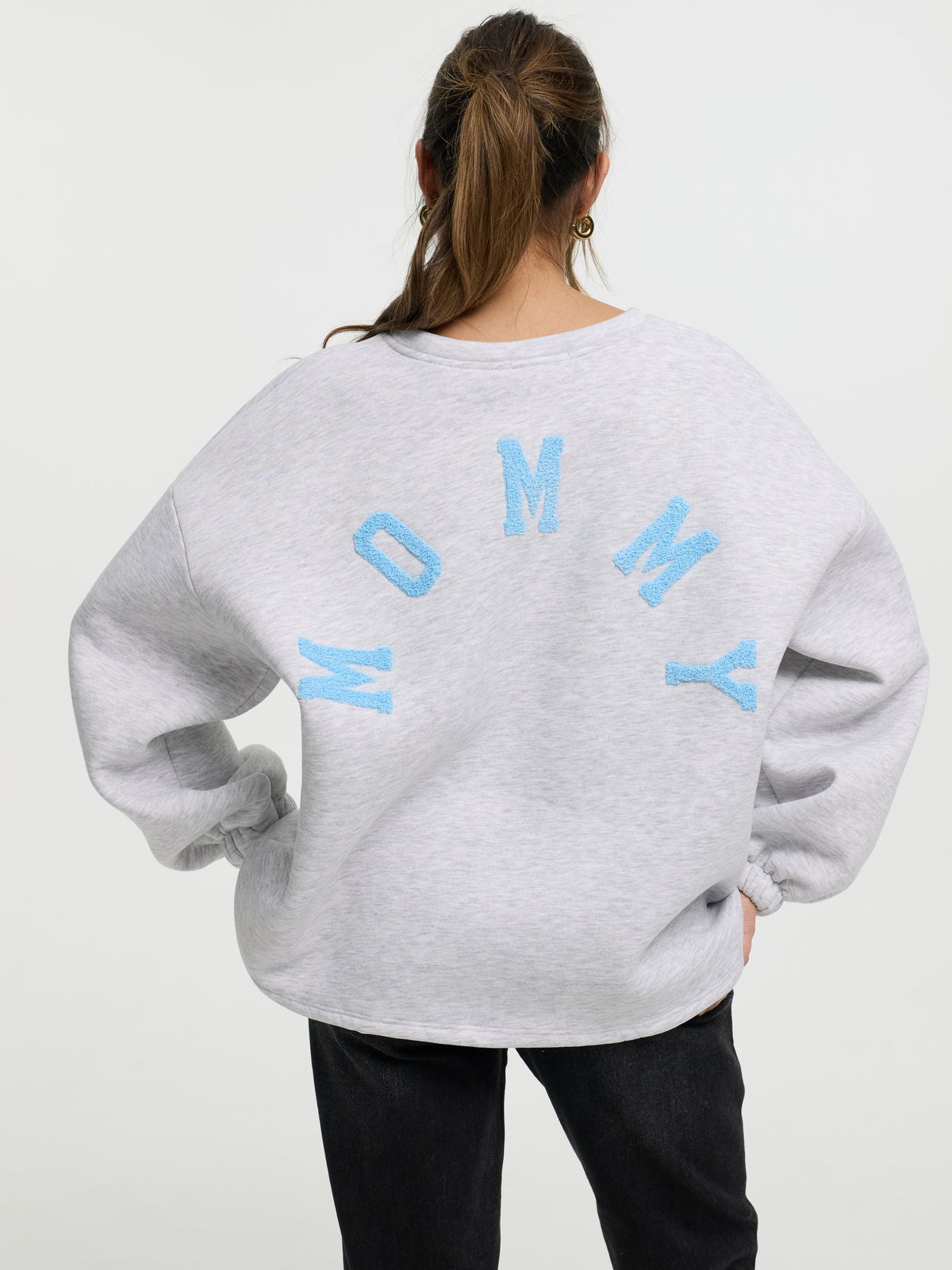 Pullover "Mommy" in Grau