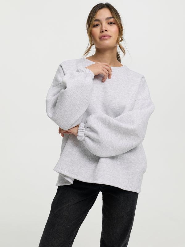 Pullover "Mommy" in Grau