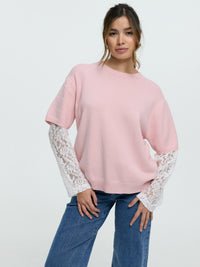 Strick-Shirt "Hannah" in Rosé