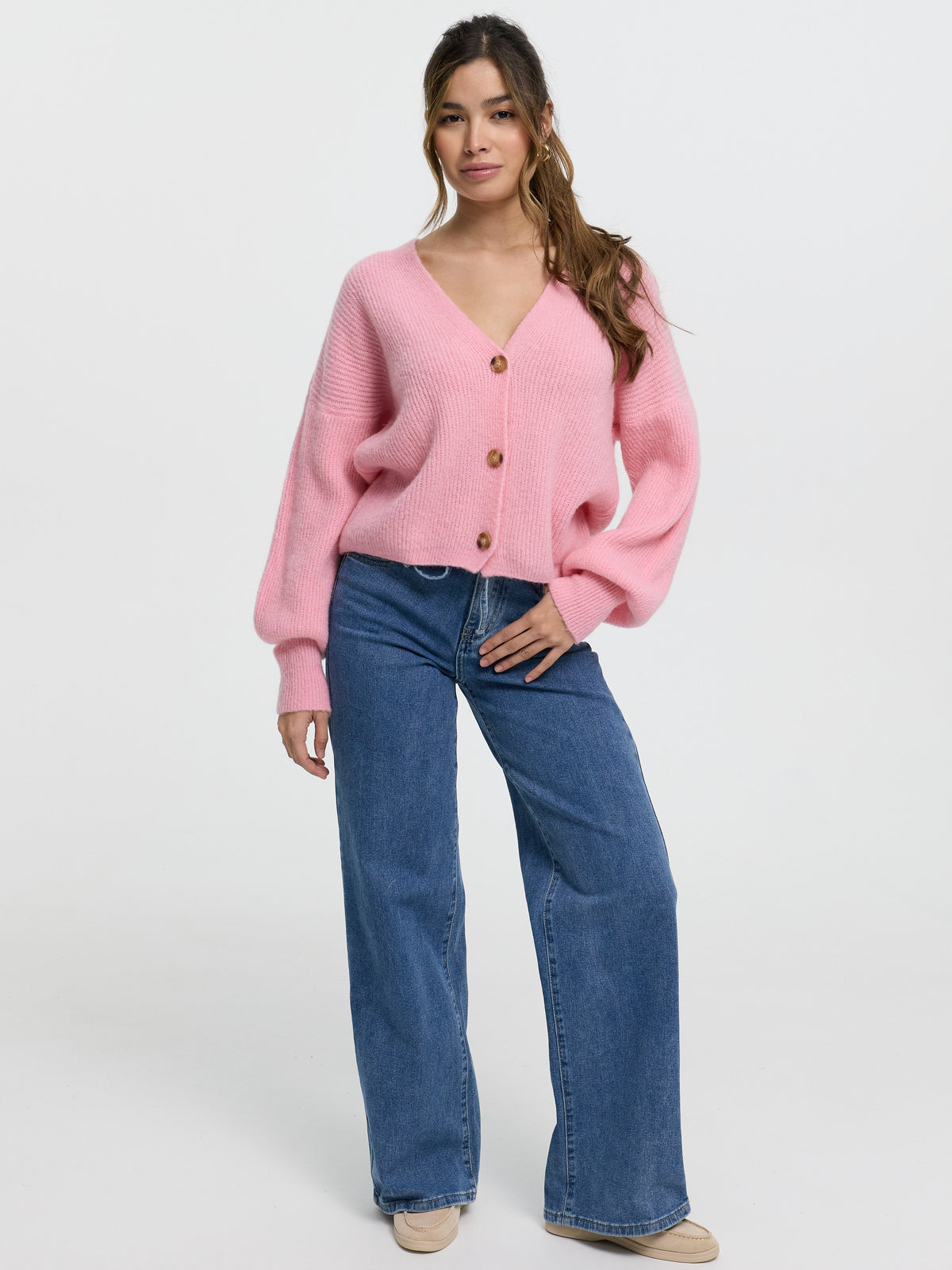 Cardigan "May" in Light Pink