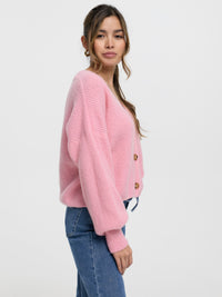 Cardigan "May" in Light Pink