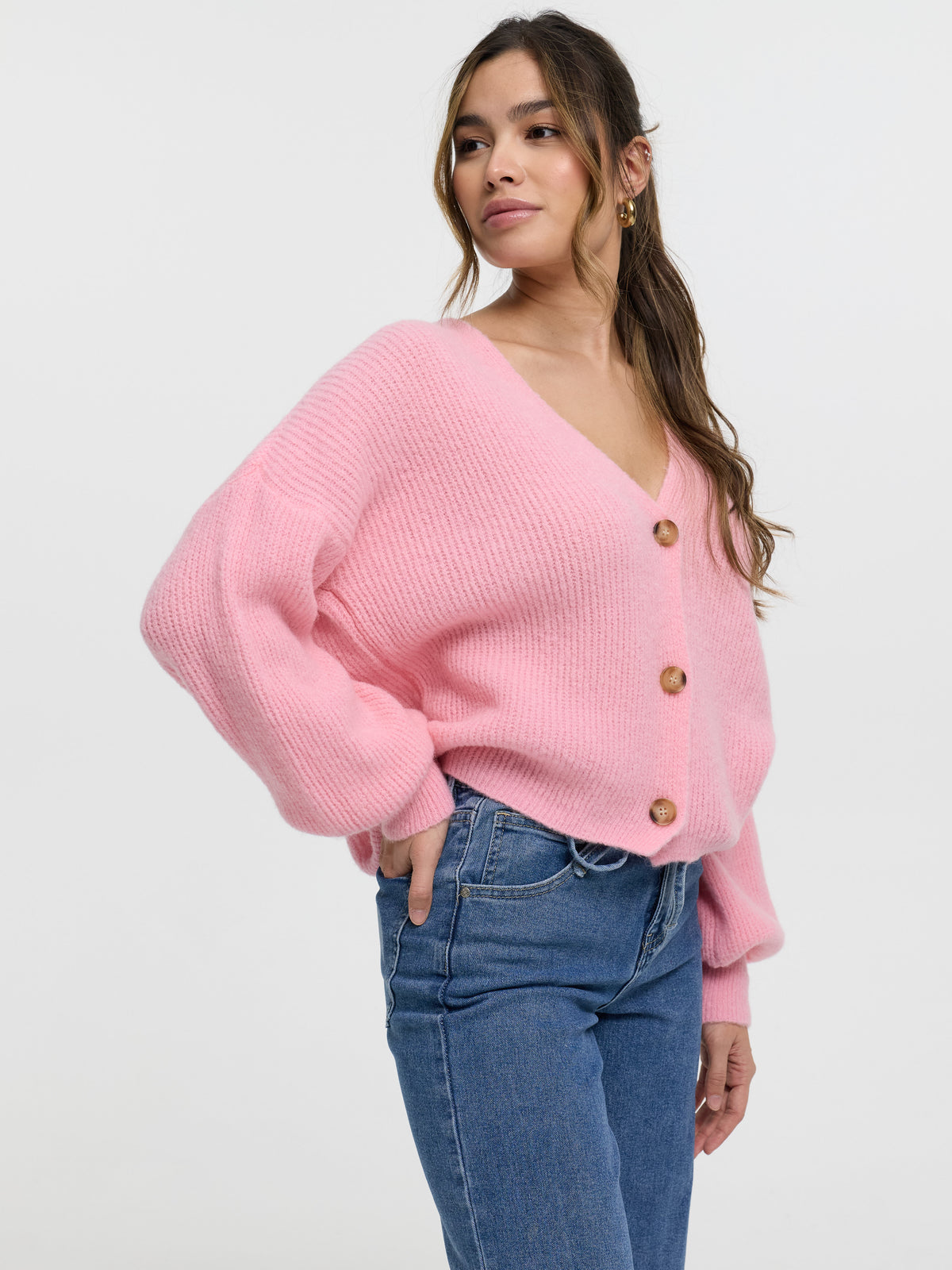 Cardigan "May" in Light Pink