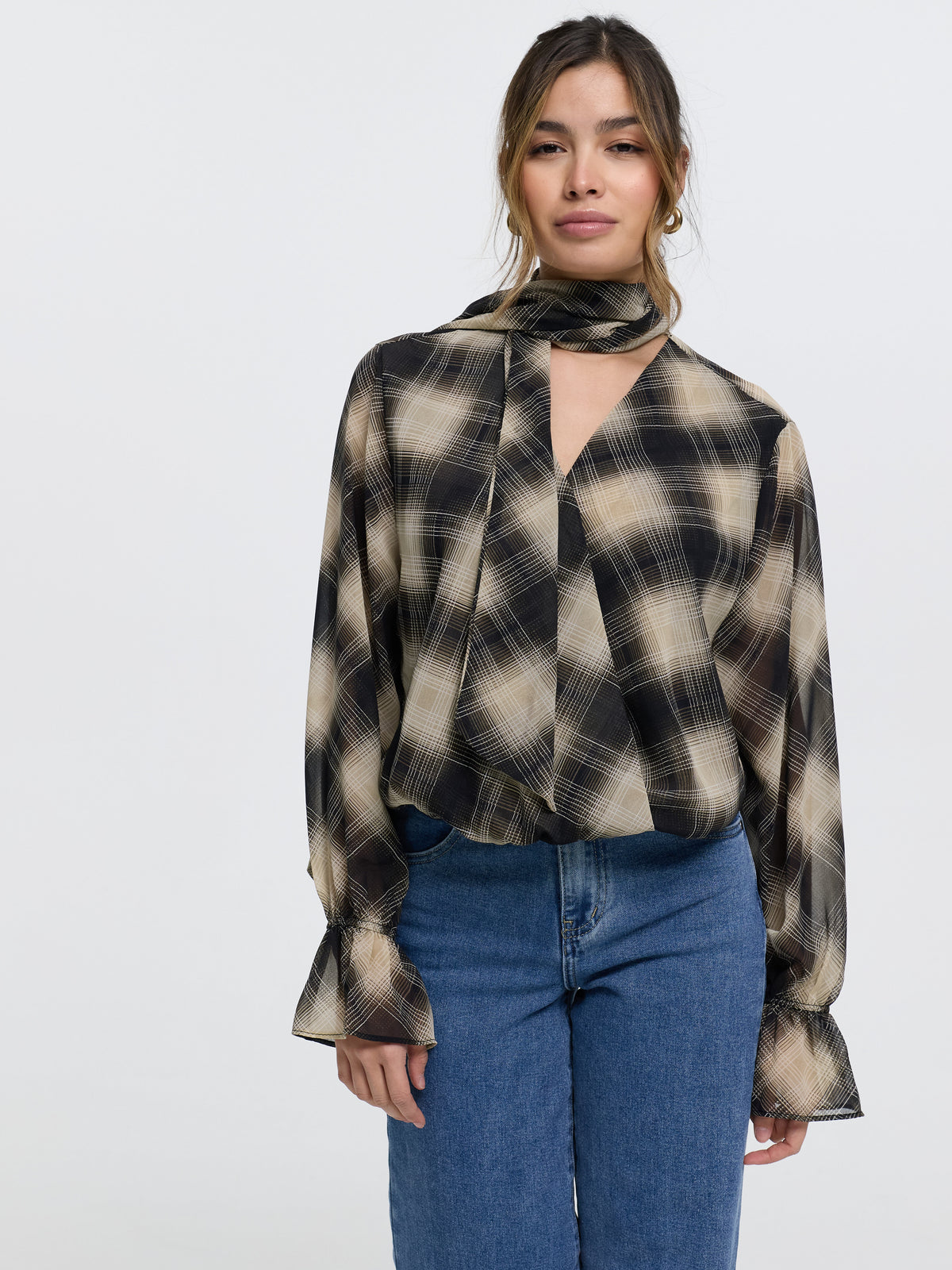 Bluse mit Schleife "Sienna"