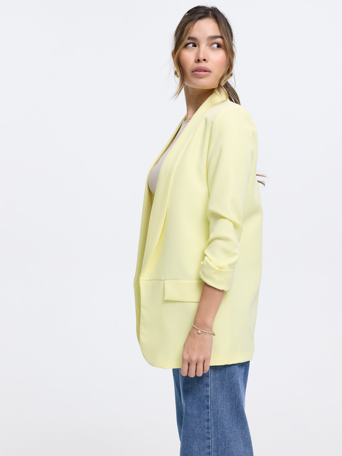 Blazer „Hope“ in Pastellgelb