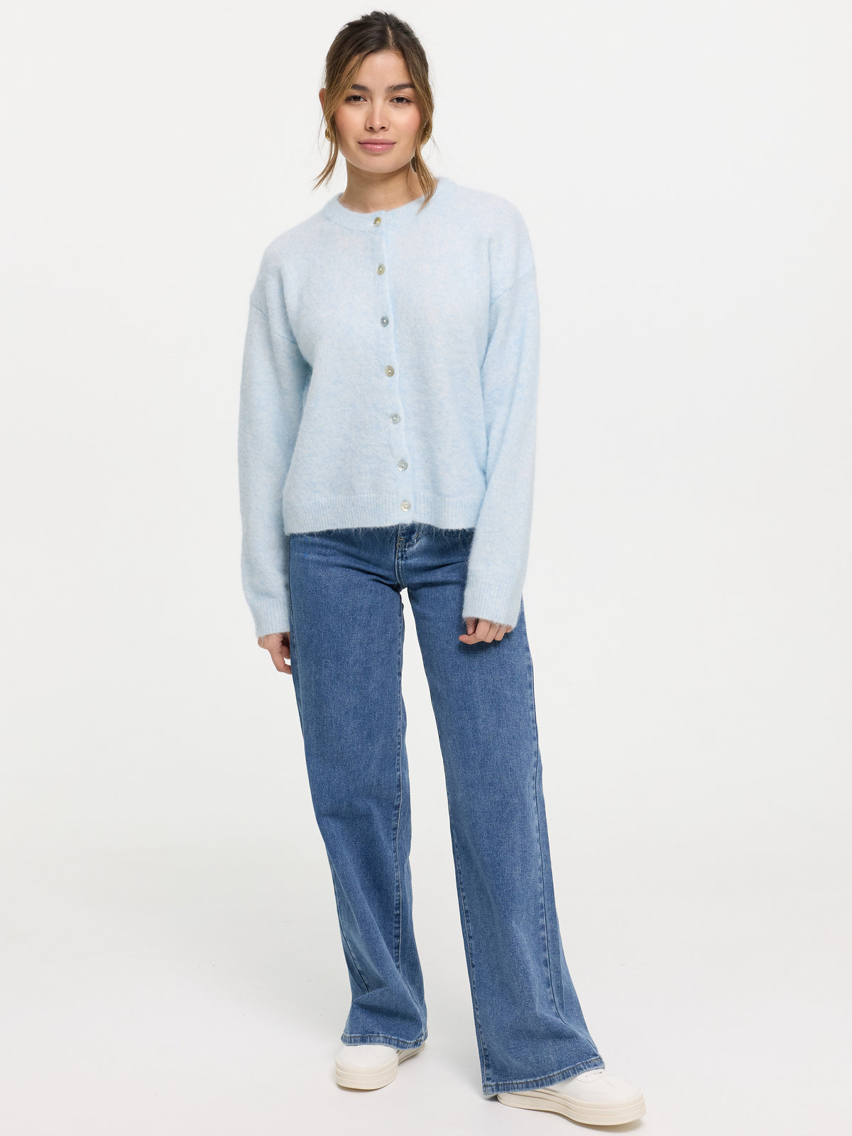 Cardigan "Lea" in Babyblau