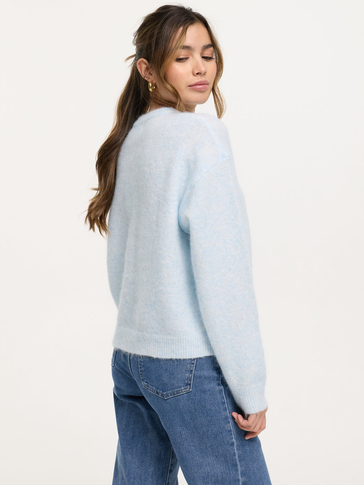 Cardigan "Lea" in Babyblau