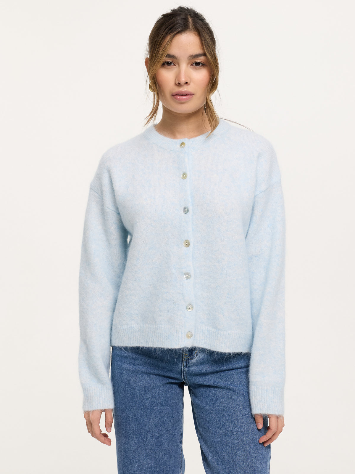 Cardigan "Lea" in Babyblau
