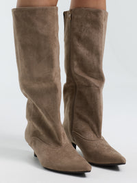 Stiefel "Lucy" in Taupe