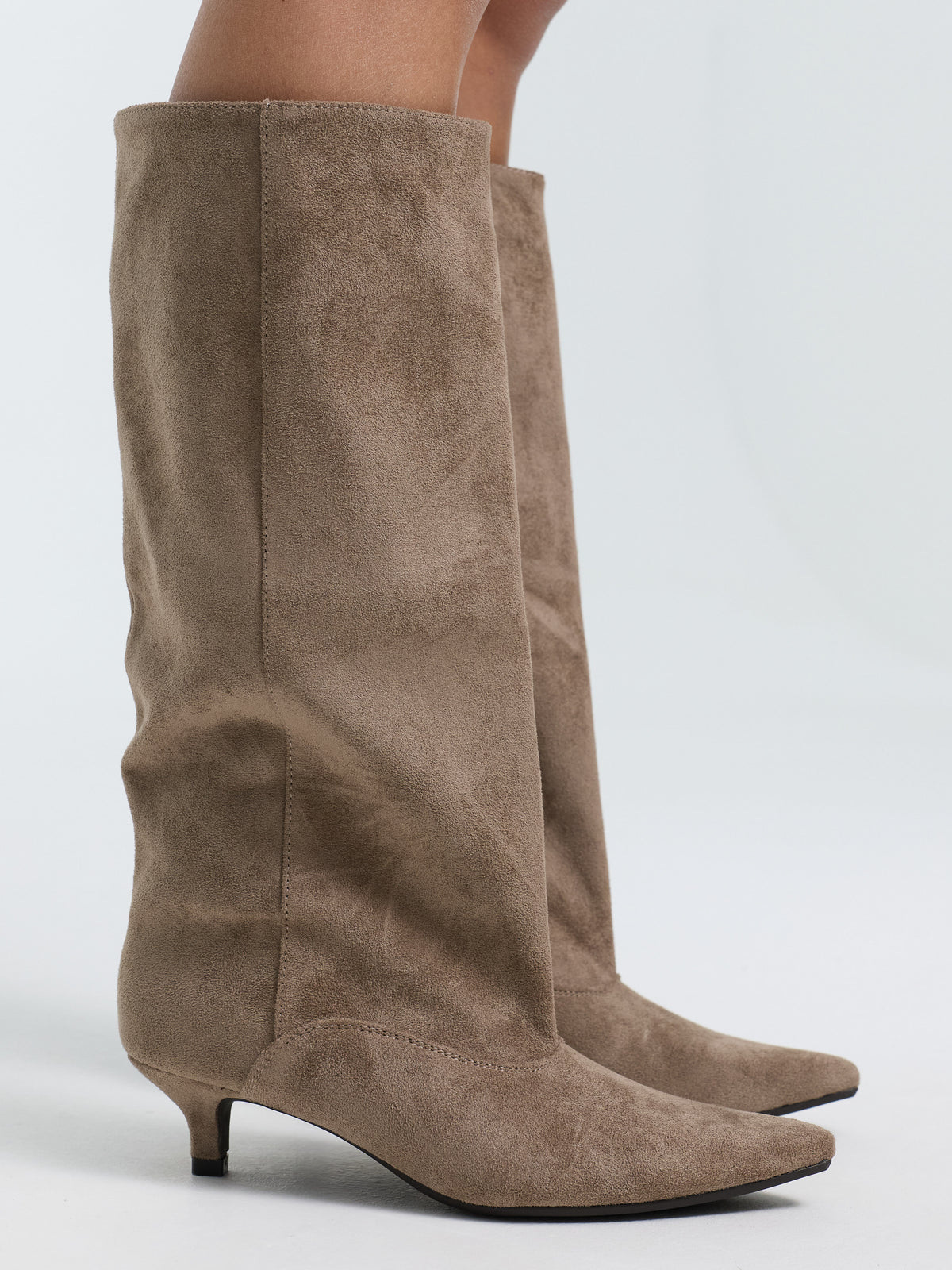 Stiefel "Lucy" in Taupe