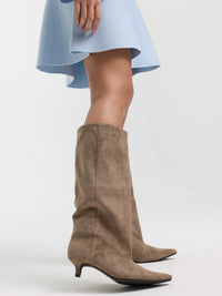 Stiefel "Lucy" in Taupe