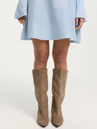 Stiefel "Lucy" in Taupe