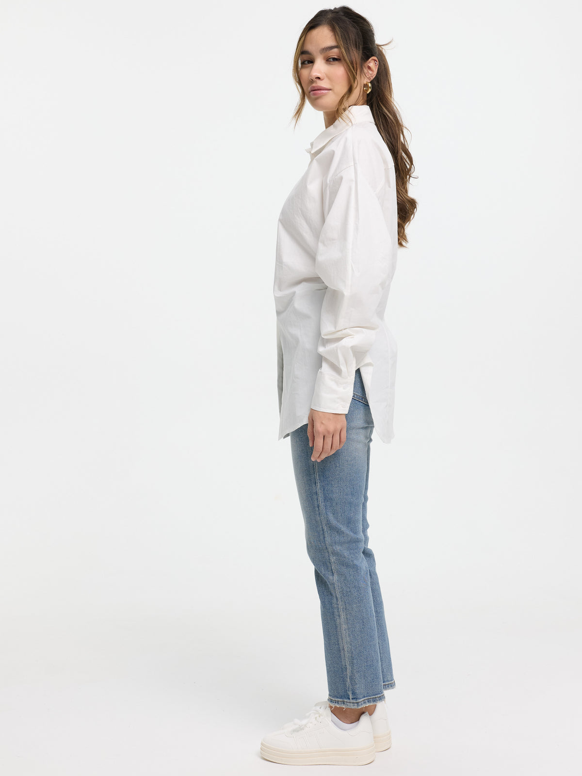 Bluse "Elara" in Weiß