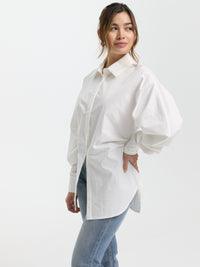 Bluse "Elara" in Weiß