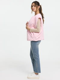 Weste "Leana" in Rosa