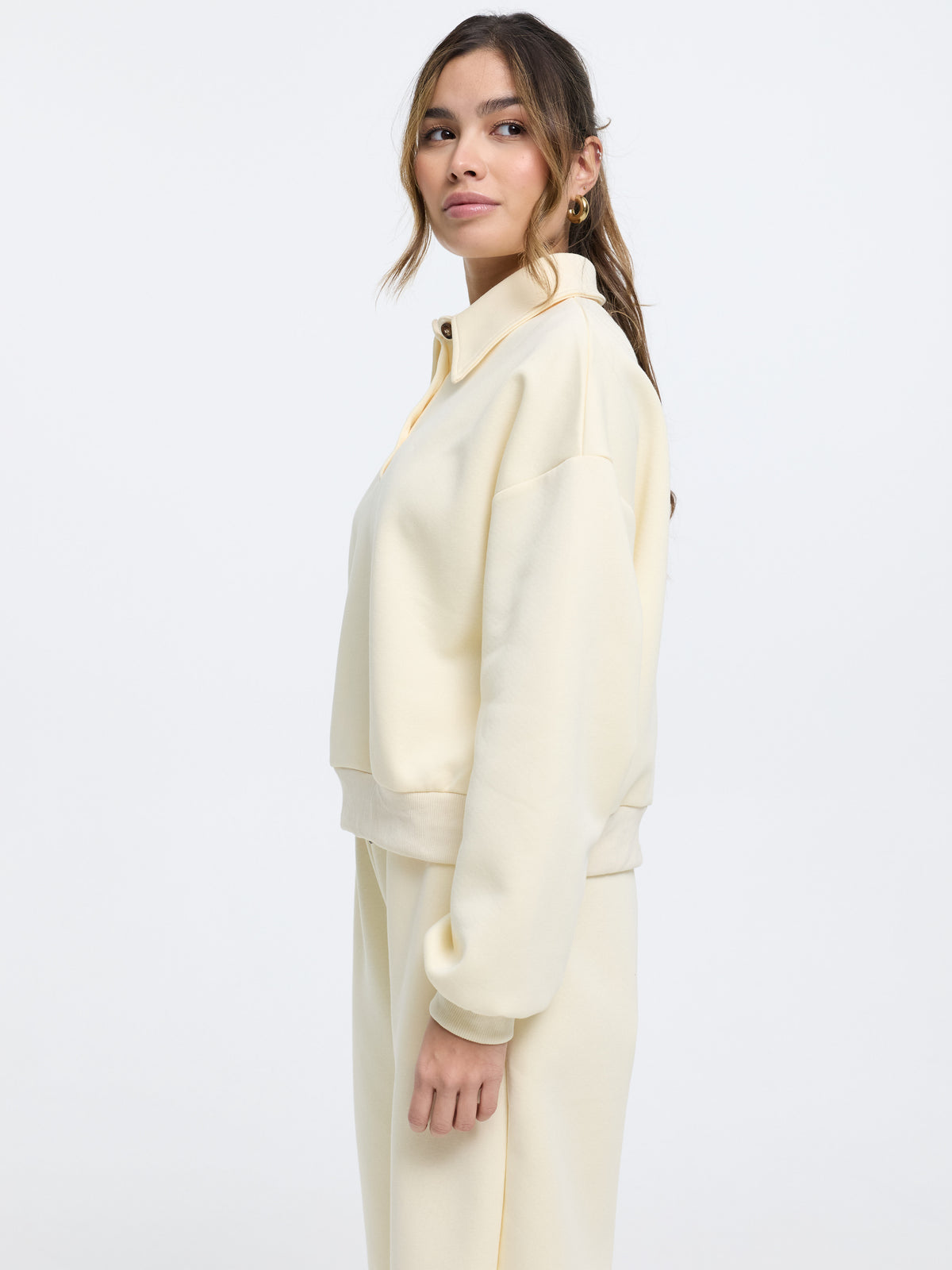 Jogger Polo-Shirt "Nora" in Gelb