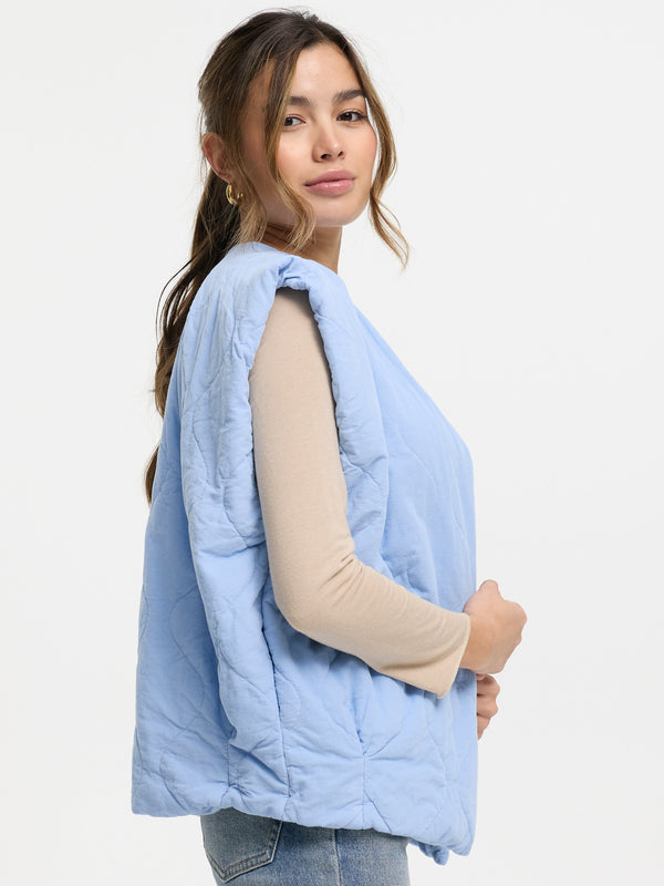 Weste "Leana" in Babyblau