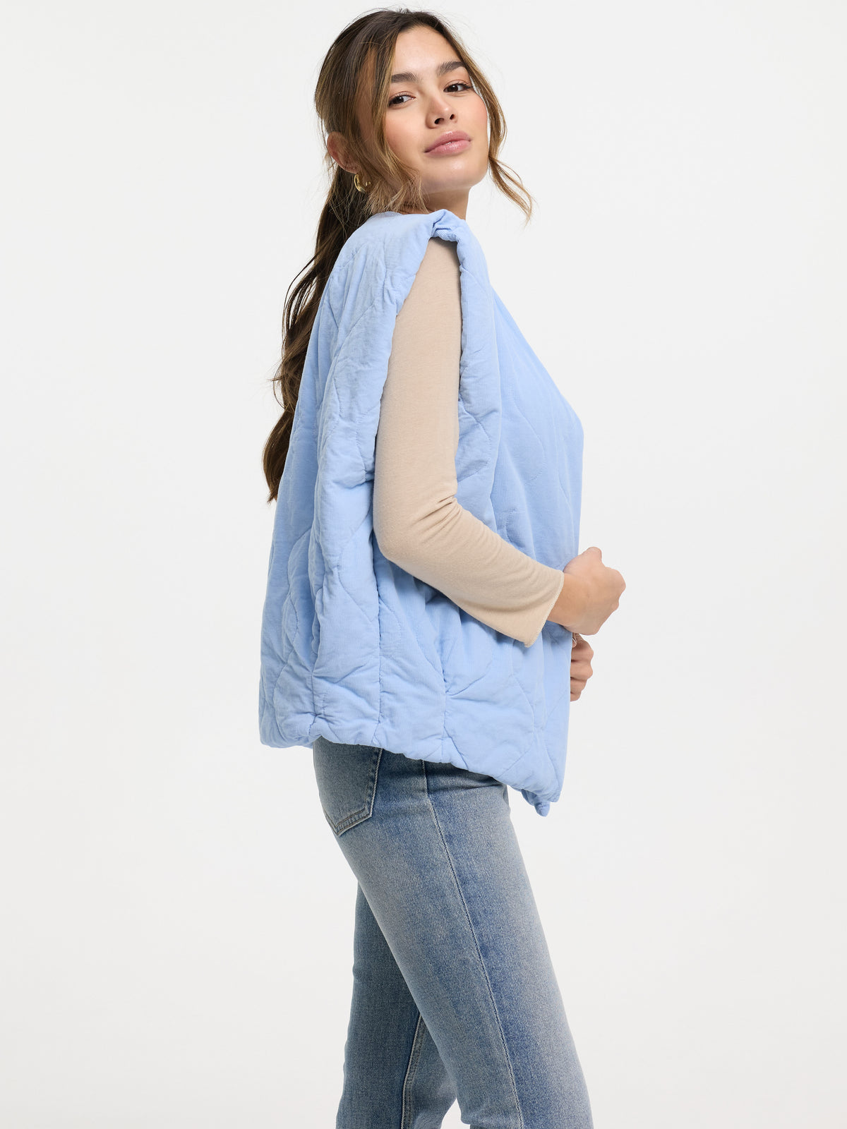 Weste "Leana" in Babyblau