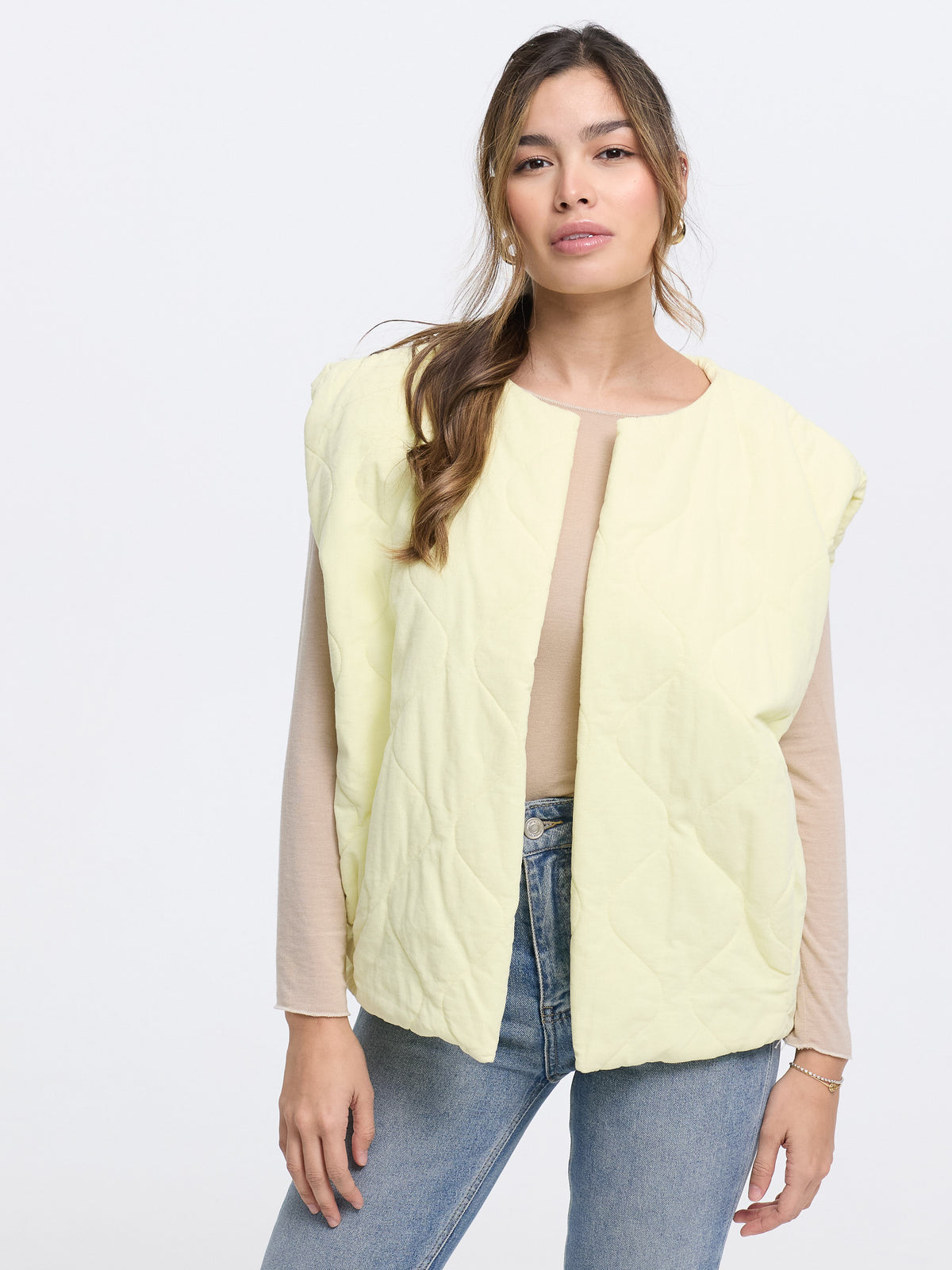 Weste "Leana" in Gelb