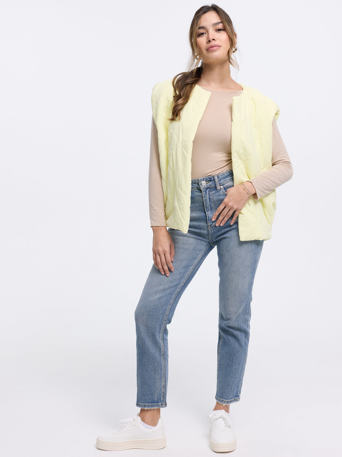 Weste "Leana" in Gelb