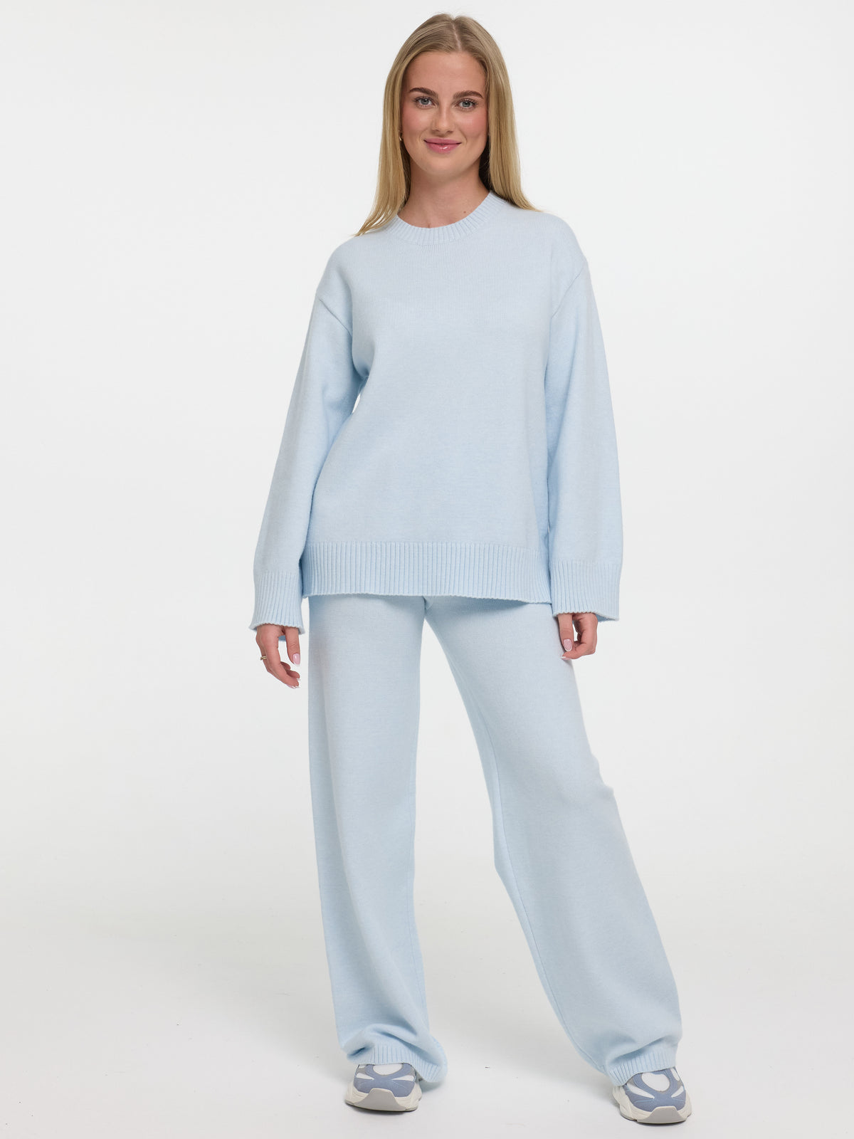 Strick Pullover "Ruby" in Blau