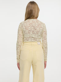 Spitzentop "Florence" in Creme