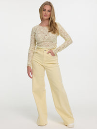 Spitzentop "Florence" in Creme