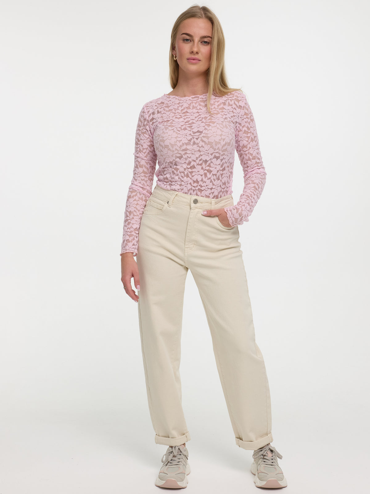 Momjeans "Patricia" in Beige