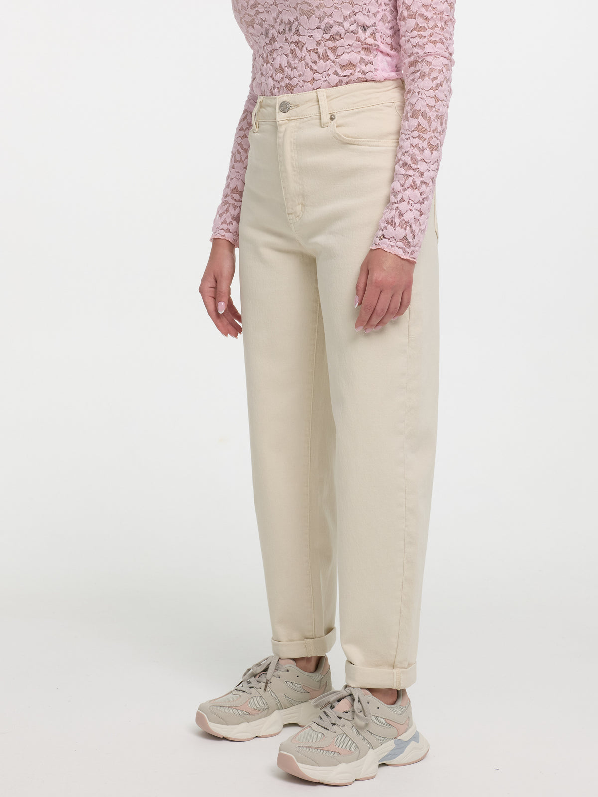 Momjeans "Patricia" in Beige