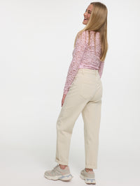 Momjeans "Patricia" in Beige