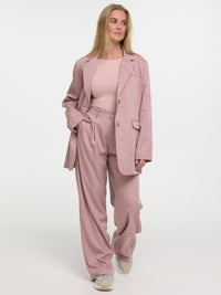 Nadelstreifen Blazer „Kathie“ in Rosa