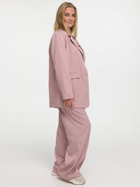 Nadelstreifen Blazer „Kathie“ in Rosa