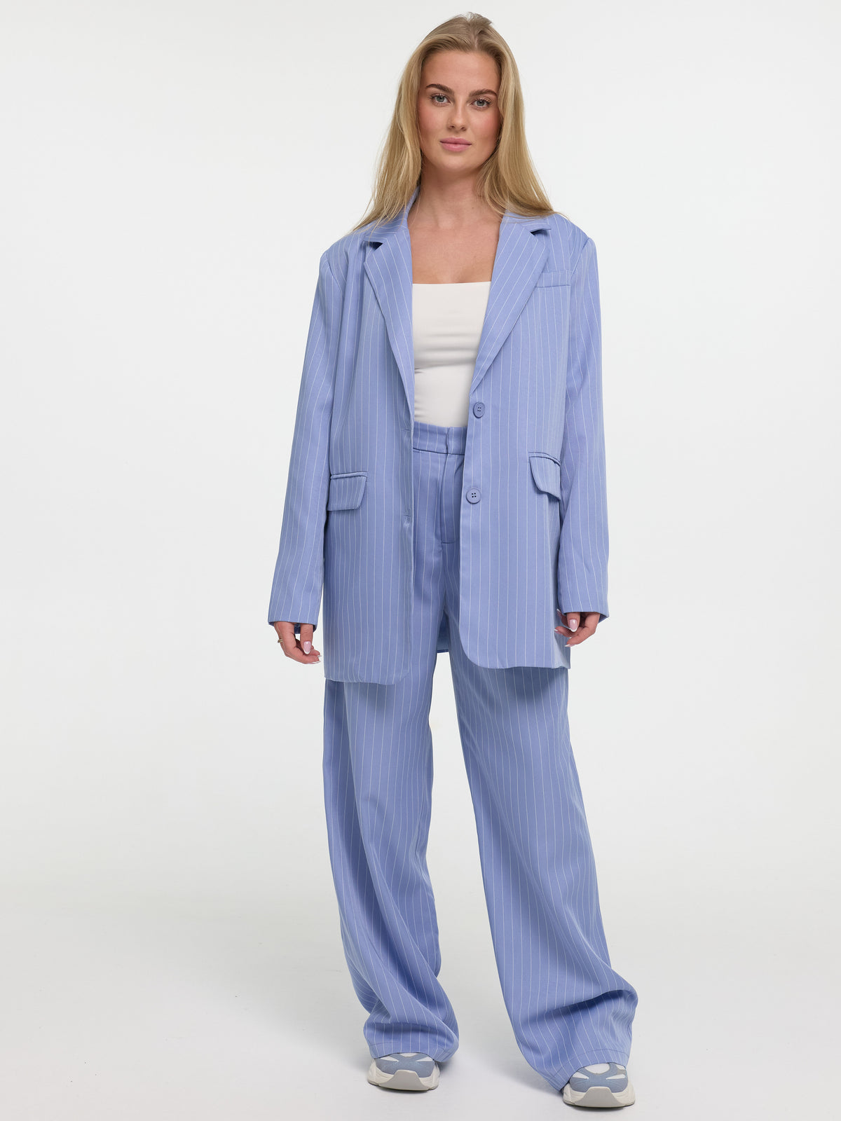 Nadelstreifen Blazer „Kathie“ in Blau