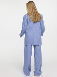 Nadelstreifen Blazer „Kathie“ in Blau