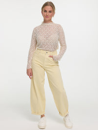 Ballon-Jeans "Malu" in Butter Yellow