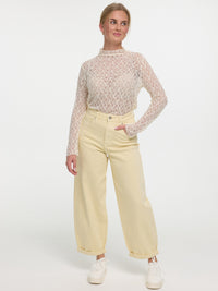 Spitzenoberteil "Fleur" in Creme