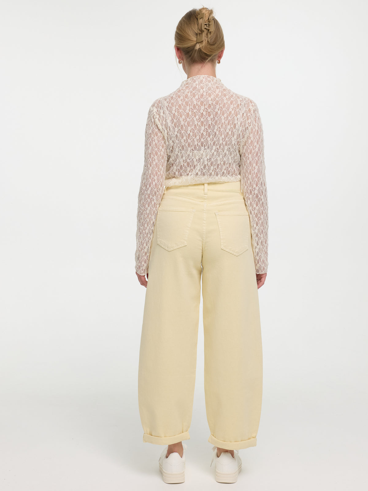 Ballon-Jeans "Malu" in Butter Yellow