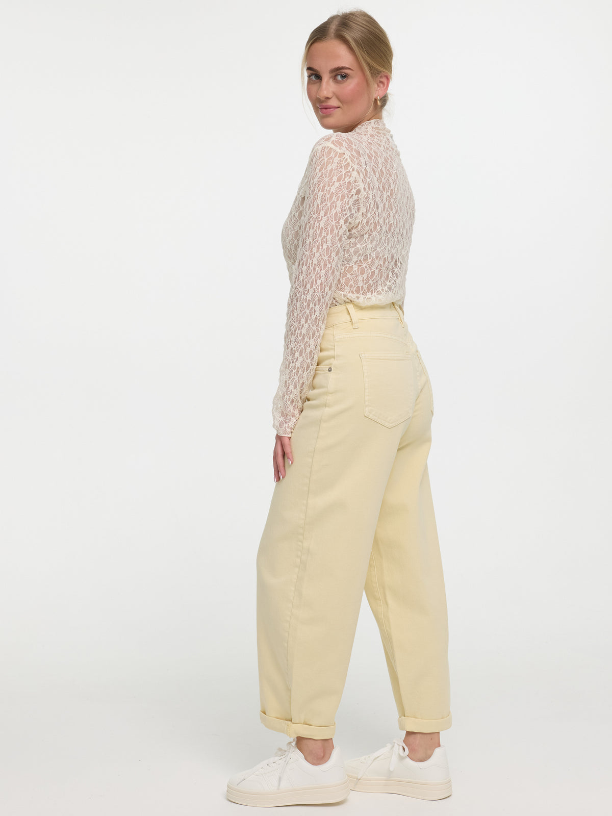 Ballon-Jeans "Malu" in Butter Yellow