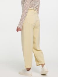 Ballon-Jeans "Malu" in Butter Yellow
