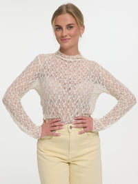 Spitzenoberteil "Fleur" in Creme