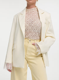 Spitzenoberteil "Fleur" in Creme