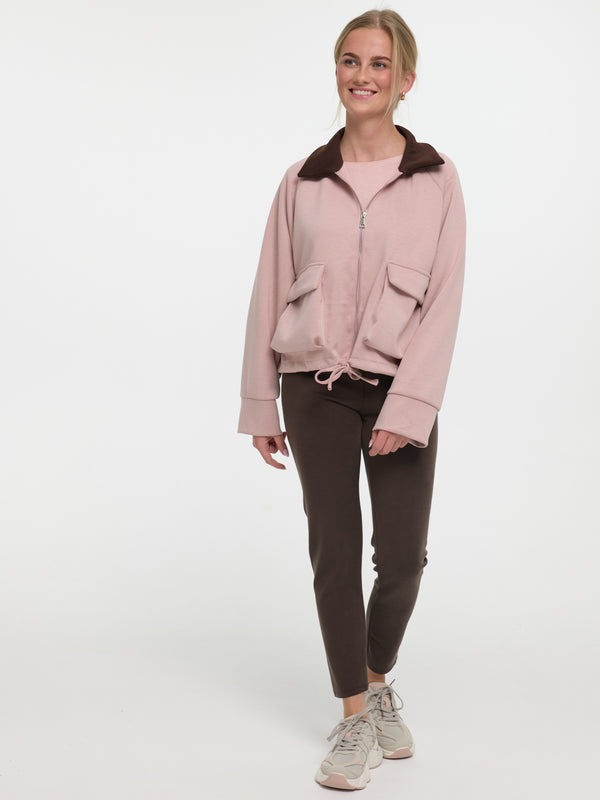 Jacke "Tatum" in Altrosa/Braun