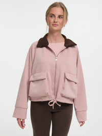 Jacke "Tatum" in Altrosa/Braun